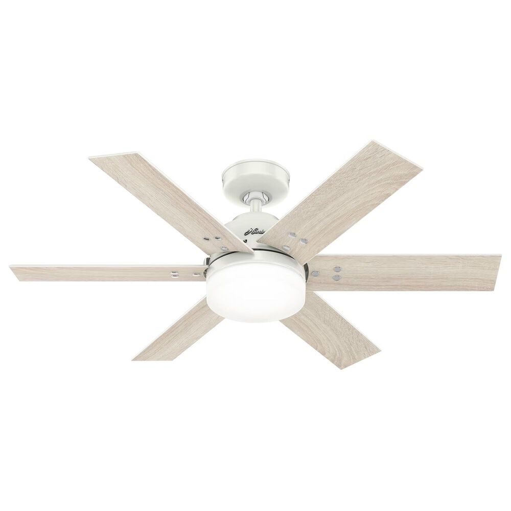 Hunter Pacer 44" Ceiling Fan with LED Lights in Fresh White, , large