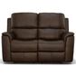 Flexsteel Henry Power Sofa and Loveseat Set in Burnt Umber, , large