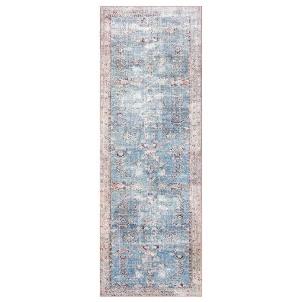 Loloi II Wynter WYN-06 2"6" x 12" Teal/Multi Runner, , large