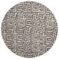 Dalyn Rug Company The Reserve TR1 Chocolate 8" Round Indoor/Outdoor Area Rug, , large