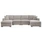 Ashley ModMax Luxe 4-Piece Symmetrical Sectional with Double Storage Chaise in Flint, , large
