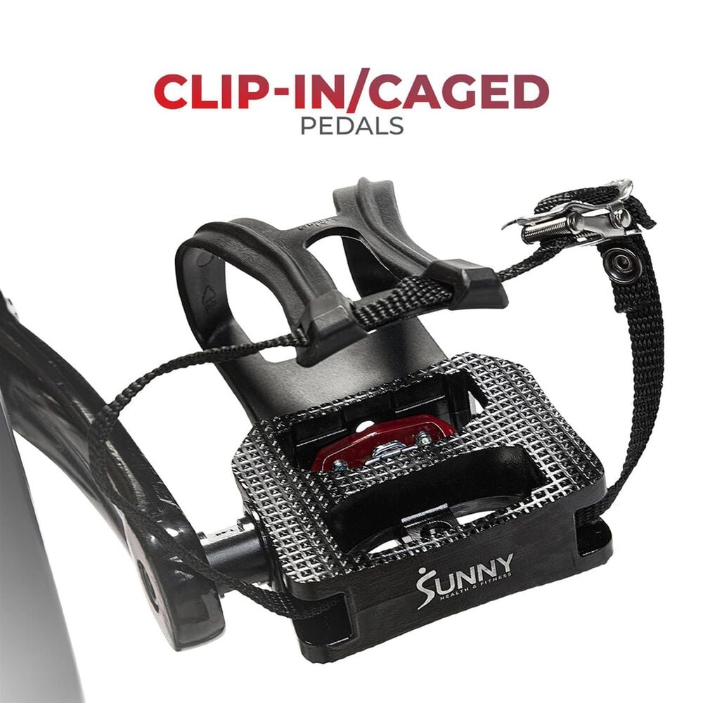 Sunny Health &amp; Fitness Premium Smart Magnetic Belt Drive Indoor Cycling Exercise Bike in Grey, , large