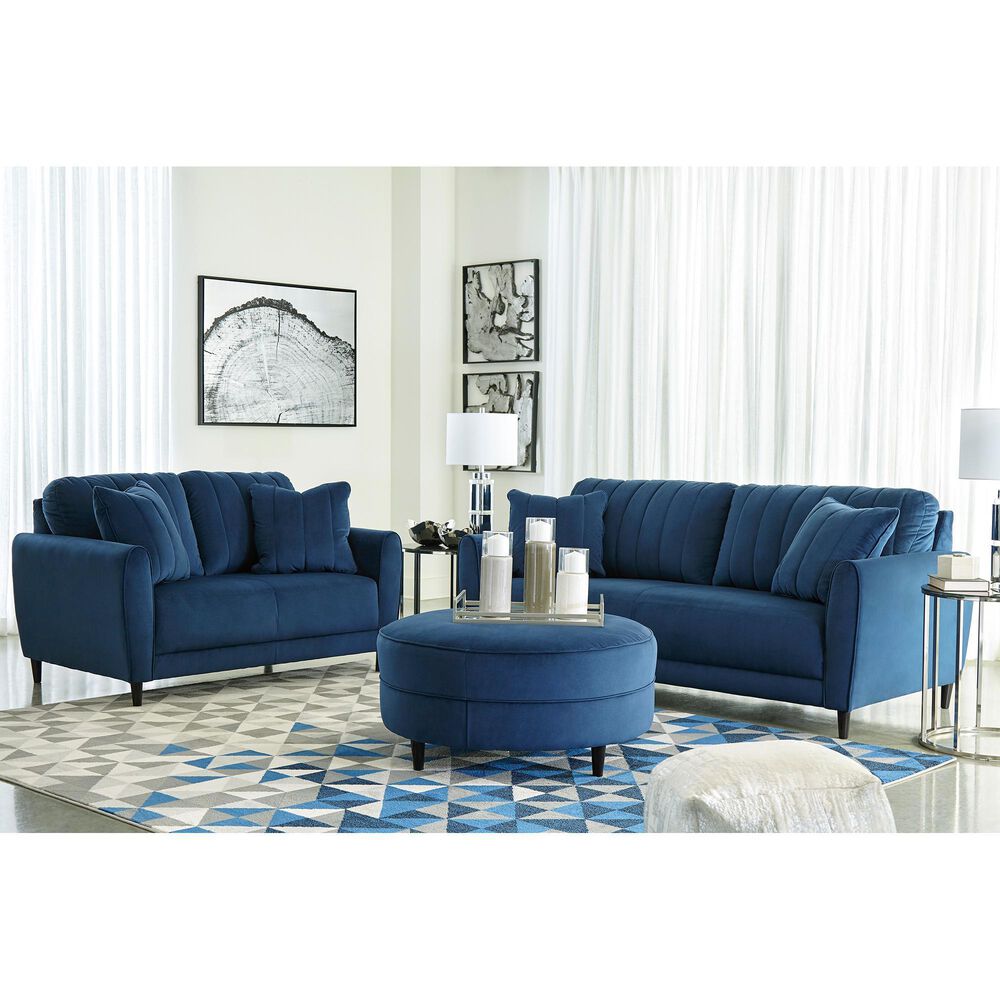 Signature Design by Ashley Enderlin 82&quot; Sofa in Ink Velvet, , large