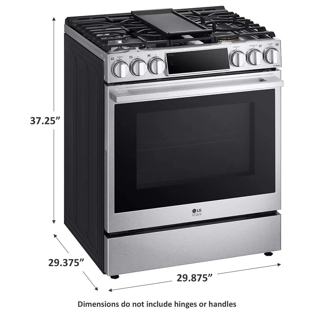 LG Studio Dual Fuel Range f/s s/i, , large