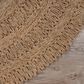 L&R Resources Natural Jute  6" Round Gray Area Rug, , large