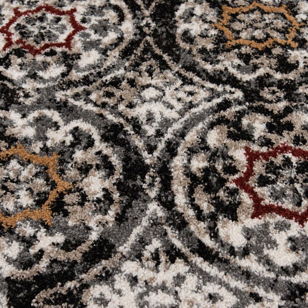 Central Oriental Tulsa Ledyard 5&#39; x 7&#39;3&quot; Iron and Dark Rust Area Rug, , large