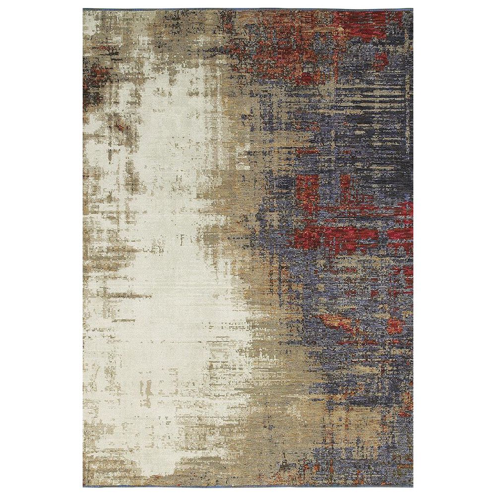Oriental Weavers Evolution 8001A 6"7" x 9"6" Ivory Area Rug, , large