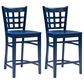 Linon Home Decor Lola Counter Stool in Navy Blue (Set of 2), , large