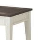Steve Silver Carlie 24" End Table in Dark Oak and White, , large