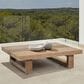 Armen Living Vivid Patio Coffee Table in Brown, , large