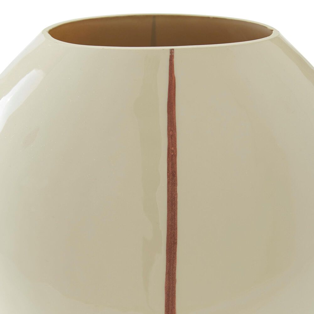 Ashley Sheabourne 9&quot; Vase in Cream, , large