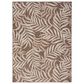 Nourison Garden Oasis Nature Mocha 5" x 7" Indoor/Outdoor Area Rug, , large