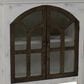 Vintage Arche 4-Door Console Cabinet in Nero White and Gray, , large
