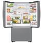 Samsung 27 Cu. Ft. Mega 3-Door French Door Refrigerator with Dual Auto Ice Maker in Stainless Steel, , large