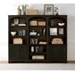 Riva Ridge Hampton Door Bookcase in Black Cherry- 1 Door Bookcase only, , large