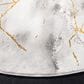 Safavieh Craft CFT877F Grey and Gold 11" Round Area Rug, , large