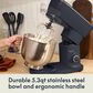Bella 5.3 Quart Stand Mixer in Denim, , large