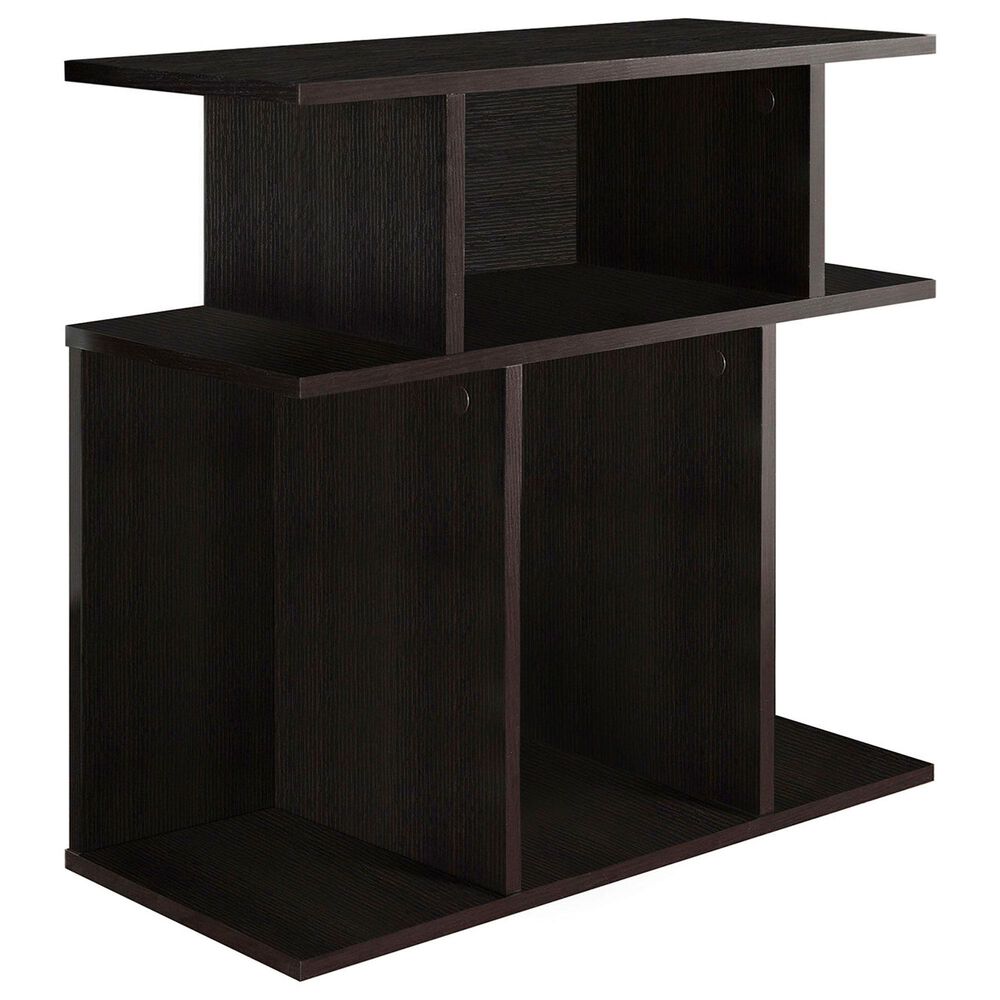 Monarch Specialties 24 in. Accent Side Table in Cappuccino, , large