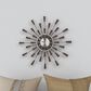 Maple and Jade Wall Clock in Silver and Black, , large