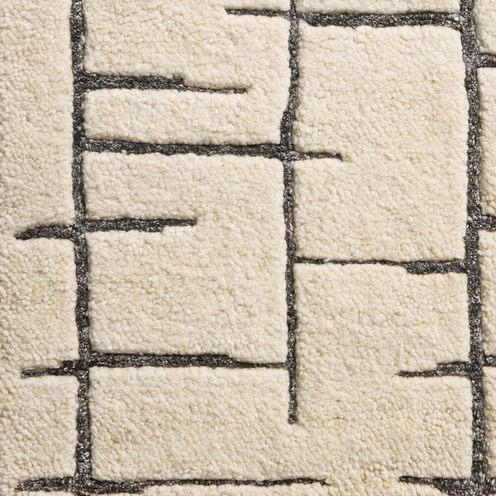 Loloi Octavia 2&#39; x 3&#39; Ivory and Charcoal Area Rug, , large
