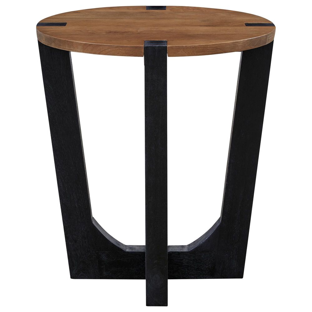 Ashley Hanneforth 3-Piece Occasional Table Set in Black and Light Brown, , large