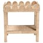 Baxton Studio Sumana Scallop Side Table in Natural, , large