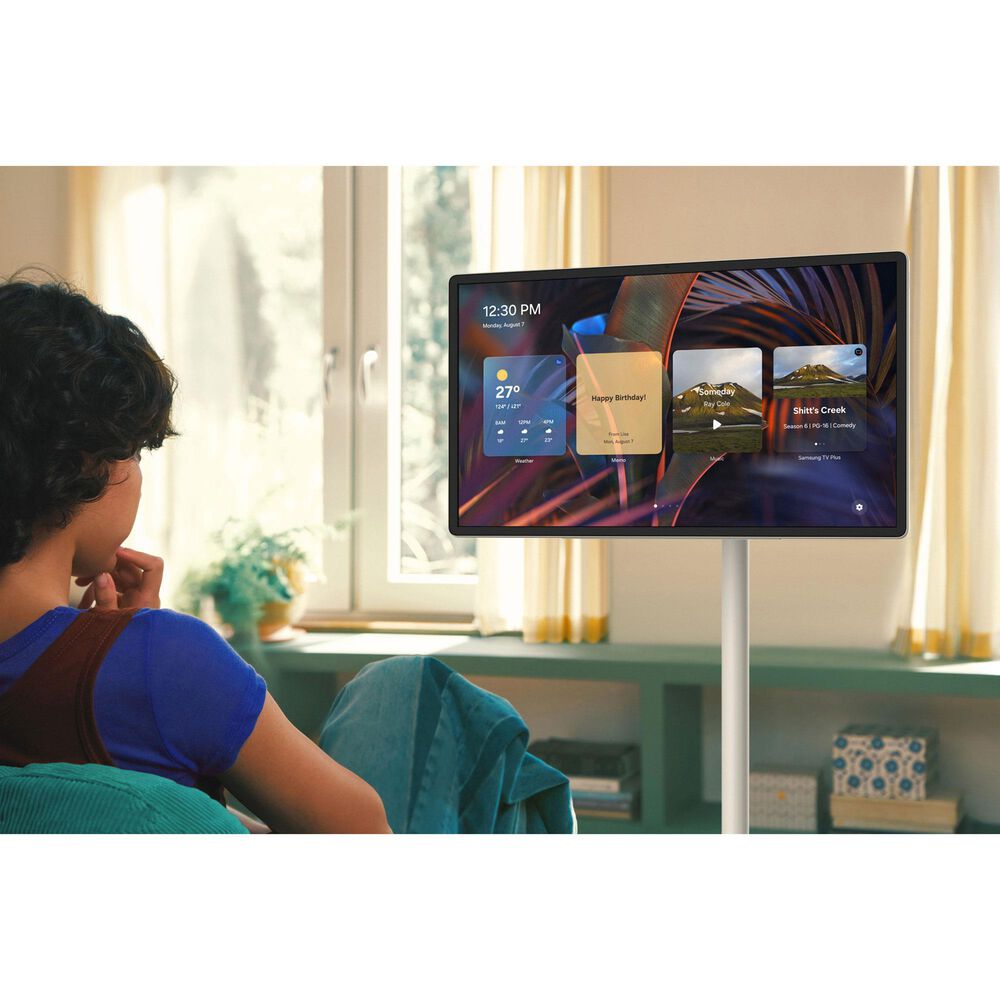 Samsung 27" Class The Movingstyle QHD Portable Smart Touch Screen in Black, Light Gray and Stone White, , large