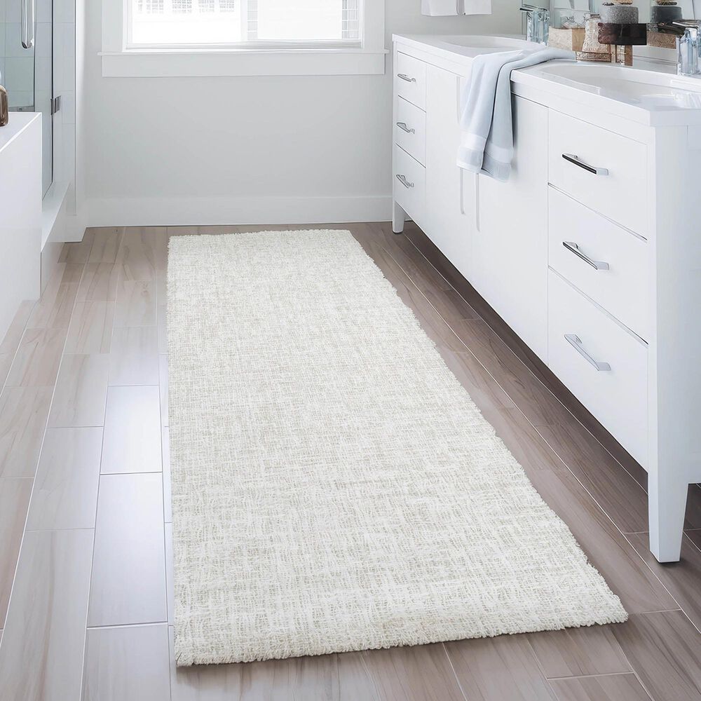 Dalyn Rug Company Voyage VY1 Ivory 2'3" x 7'6" Runner, , large