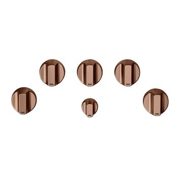 Cafe Gas Cooktop Knob in Brushed Copper, , large