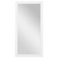 Maple and Jade 65" Wood Rectangular Minimalistic Wall Mirror in Matte White, , large