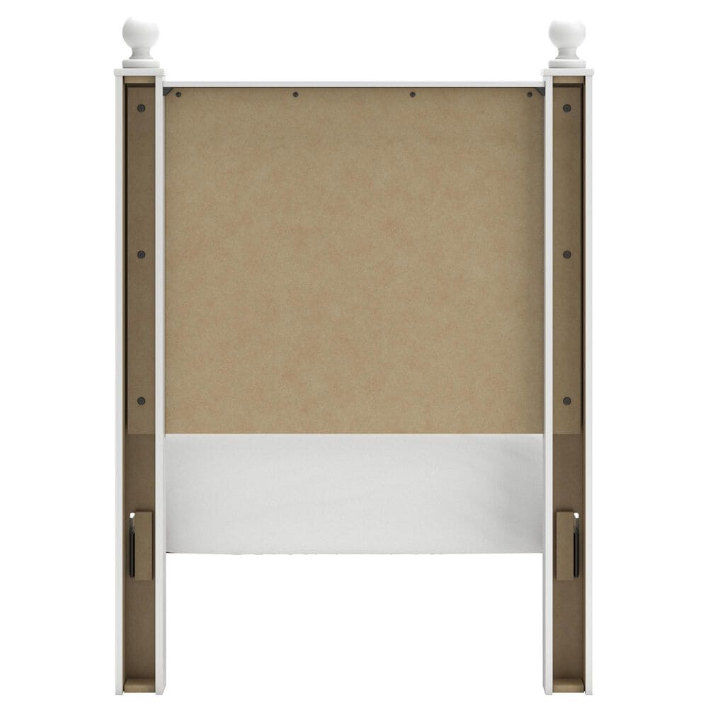 Ashley Mollviney Twin Panel Bed in Matte White, , large