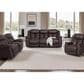 Moore Furniture Warner Manual Reclining Sofa in Duvall Coffee, , large