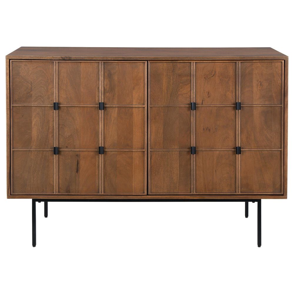Ashley Juddins Accent Cabinet in Medium Brown, , large