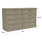 Shannon Hills Cascade 8-Drawer Dresser in Dovetail, , large