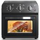 HOMLUX 13 Qt Air Fryer Toaster Oven in Black, , large