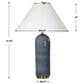 Uttermost Mayetta Table Lamp in Deep Blue and Antique Brass, , large