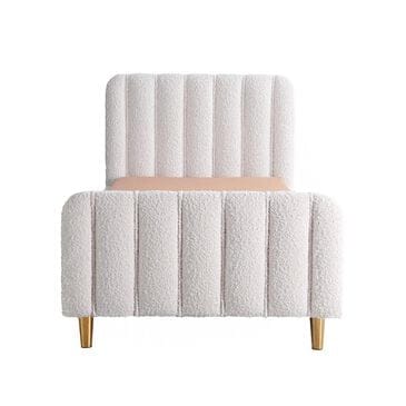 Baby Appleseed Gatsby Toddler Bed in Boucle Velvet, , large