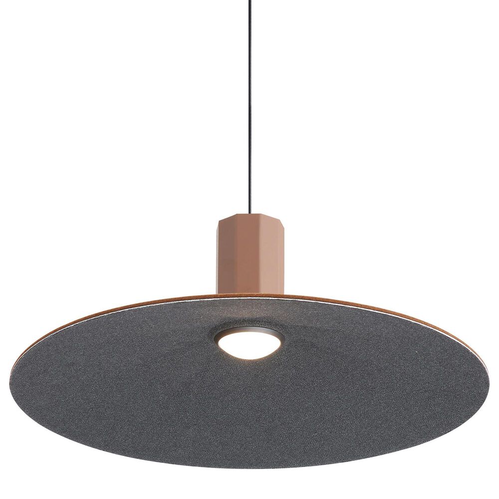 Golden Lighting Faroe 20" 1-Light LED Pendant in Coffee and Black, , large