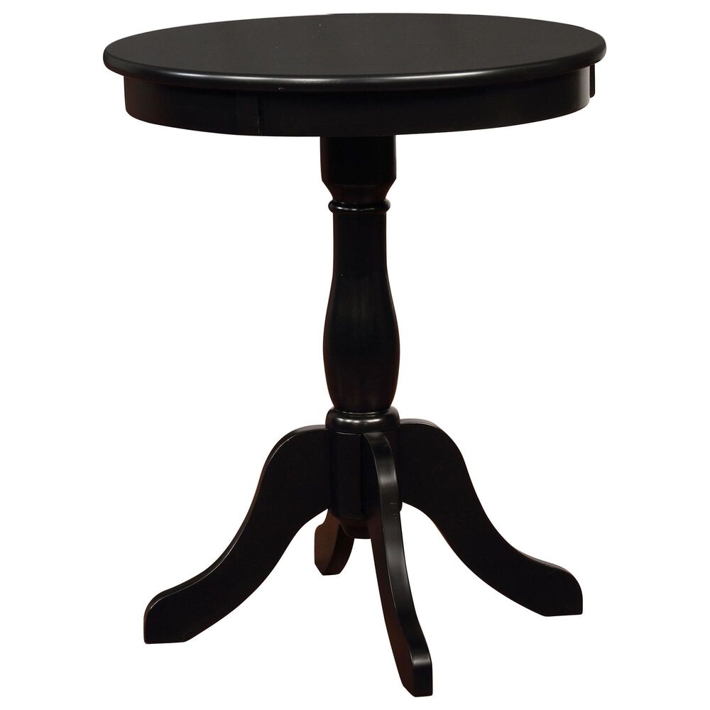 Linon Home Decor Palmetto End Table in Black, , large