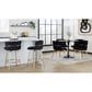 Lumisource Cinch Side Chair with Black Velvet Cushion in Gold (Set of 2), , large