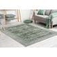 Radici USA Davide Abstract 7"10" x 10"6" Green Area Rug, , large