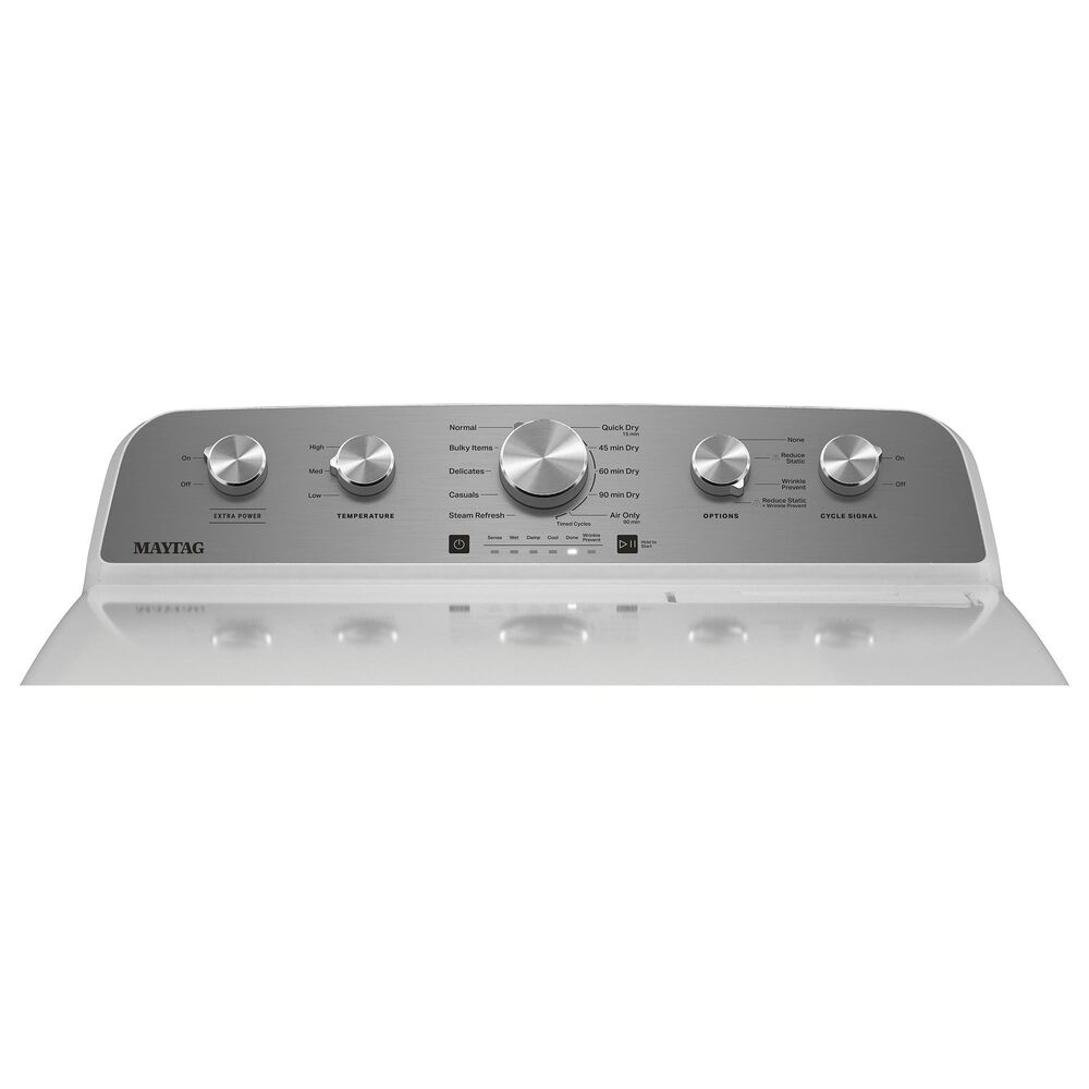 Maytag 7 Cu. Ft. Gas Dryer with Steam in White, , large