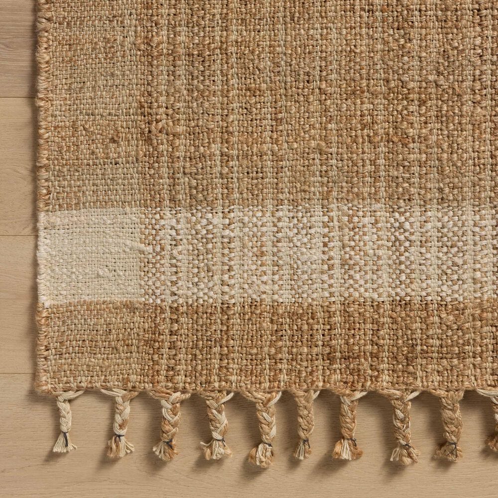 Magnolia Home Louie 7&#39;9&quot; x 9&#39;9&quot; Natural and Ivory Area Rug, , large