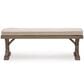 Ashley Laguna Heights Bench with Cushion in Beige, , large