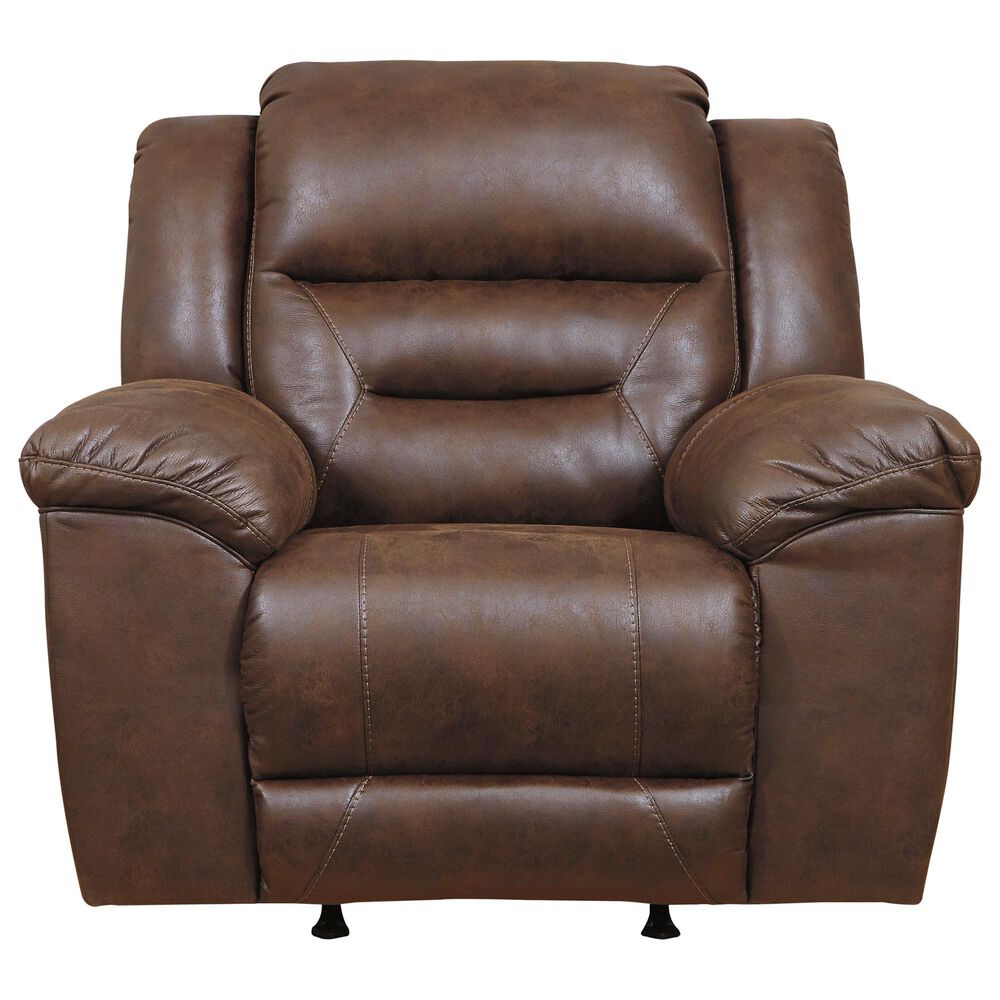 Ashley Stoneland Power Rocking Recliner in Chocolate, , large