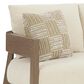 Ashley Serene Bay Patio Loveseat in White, , large