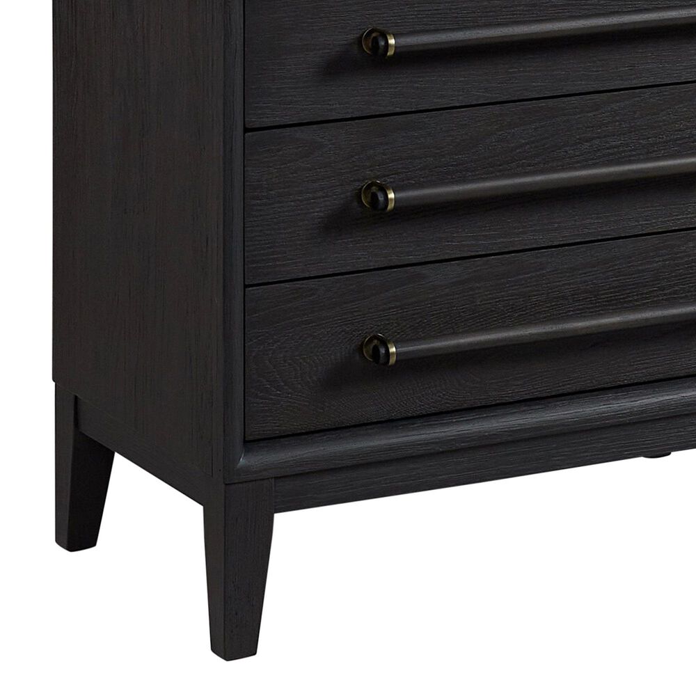 Sterling Timber Elure 3 Drawer Nightstand in Peppercorn with USB Ports, , large