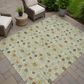 Dalyn Rug Company Soft Essentials Floral Cactus 10" x 14" Indoor/Outdoor Area Rug, , large