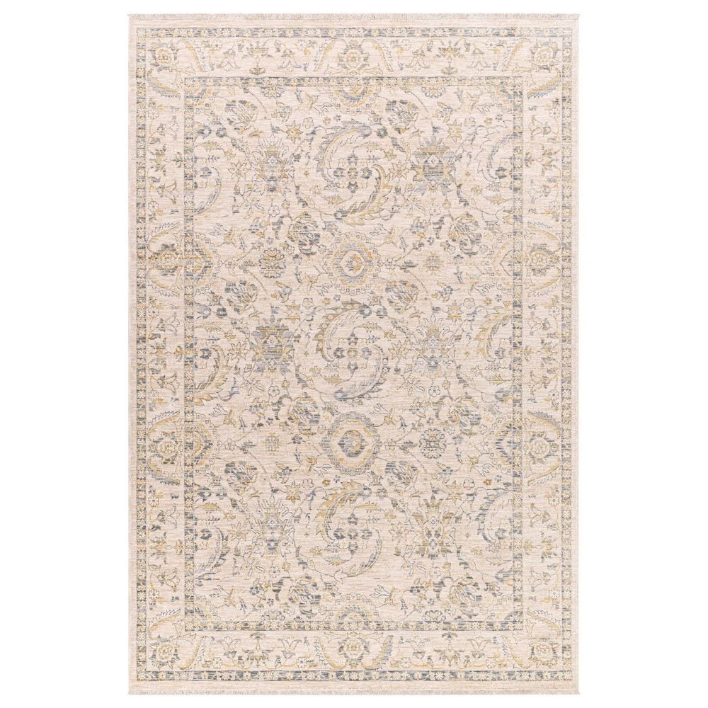 Surya Chicago CHG2300 2"10" x 11"11" Light Beige, Slate and Mustard Runner, , large