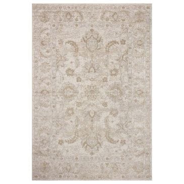 Loloi II Odette 7"10" Round Ivory and Beige Area Rug, , large